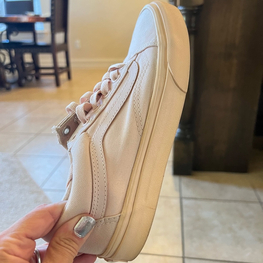 Vans old skool peach blush color